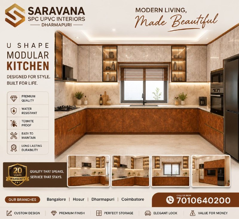 spc modular kitchen dharmapuri